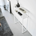 Tower Slim Console Table 2 | White