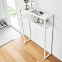 Tower Slim Console Table 2 | White
