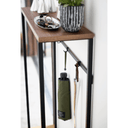 Tower Slim Console Table | Black