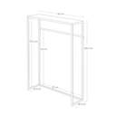 Tower Slim Console Table | Black