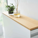 Tower Sliding Storage Cart | White