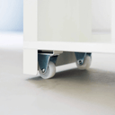 Tower Sliding Storage Cart | White