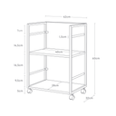 Tower Storage Cart | Black