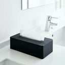 Tower Tissue Box Cover | Black