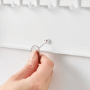 Tower Wide Key Cabinet | White