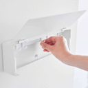 Tower Wide Key Cabinet | White