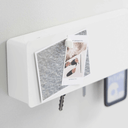 Tower Wide Key Cabinet | White