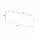 Tower Wide Key Cabinet | White