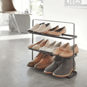 Tower Wide Vertical Shoe Rack | Black