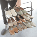 Tower Wide Vertical Shoe Rack | Black