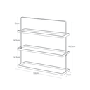 Tower Wide Vertical Shoe Rack | Black