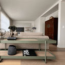 Tray Storage Low Bookshelf | Daintree Green