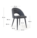 Tru Dining Chair | Dark Grey