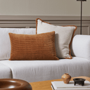 Turner Rectangular Cushion | Tobacco