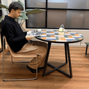 Tella Patio Dining Table | Graphite / Multi
