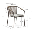 Toscano Stackable Patio Chair | Clay