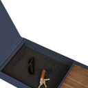 Tray Storage Low Bookshelf | Ningaloo Blue