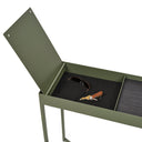 Tray Storage Console Table | Daintree Green