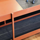 Tray Storage Low Bookshelf | Mungo Rust