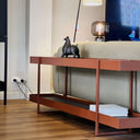 Tray Storage Low Bookshelf | Mungo Rust