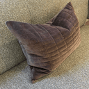 Turner Rectangular Cushion | Chocolate