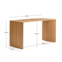 Unilow Desk | Oak