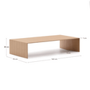 Unilow Low Coffee Table | Oak