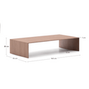 Unilow Low Coffee Table | Walnut