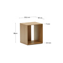 Unilow Modular Bookshelf 6 | Oak