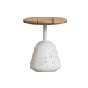 Naxos Patio Side Table | White