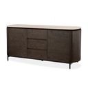 Valais Ceramic Buffet Cabinet | Travertine