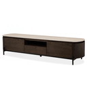 Valais Ceramic Entertainment Cabinet | Travertine