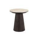 Valais Ceramic Side Table | Travertine