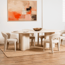 Vassy Dining Chair | Oatmeal