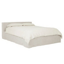 Vittoria Escape Slipcover Bed | Eames Parchment