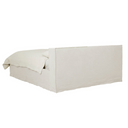 Vittoria Escape Slipcover Bed | Eames Parchment