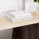 Varmdo Console Table | Travertine