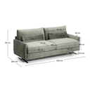 Veliro 2 Seater Sofa | Eucalyptus Green