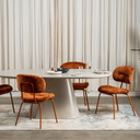 Fitz Dining Chair | Paprika Orange