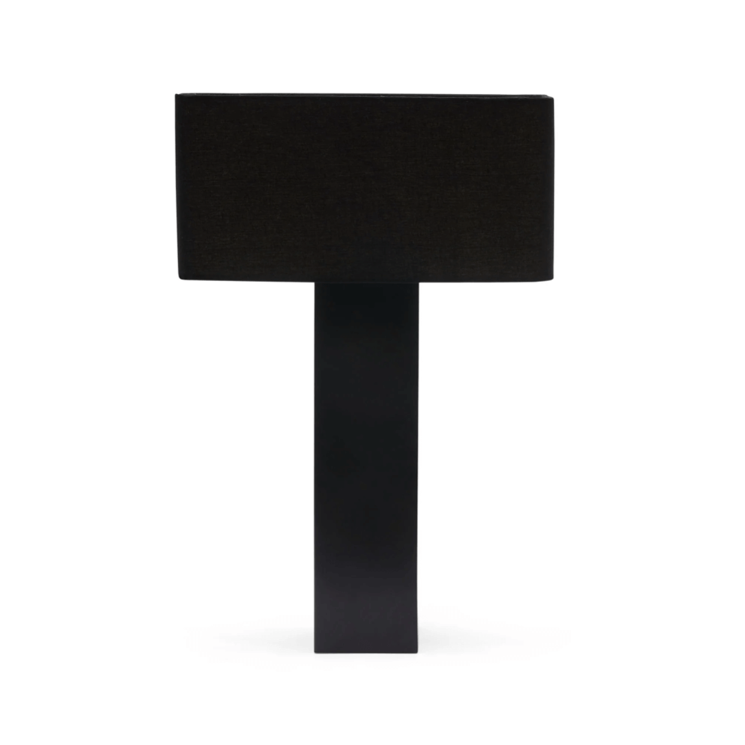 Black square lamp deals