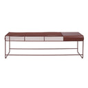 Benmore Patio Bench Seat SS | Chocolate Red