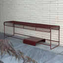 Benmore Bench Seat | Chocolate Red
