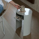 Waipuna Patio Side Table SS | Fog