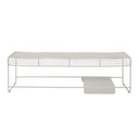 Benmore Patio Bench Seat SS | Fog