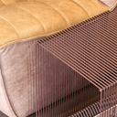 Willowby Cube Side Table | Chocolate Red