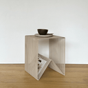 Willowby Cube Side Table | Putty