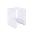 Willowby Cube Side Table | White