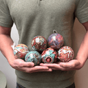 Warlukurlangu 2 Aboriginal Christmas Balls Set