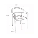 Whitsunday Patio Dining Chair | Sand Beige