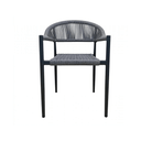 Whitsunday Patio Dining Chair | Slate Grey